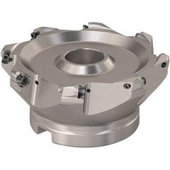 Seco - 125mm Cut Diam, 6mm Max Depth, 40mm Arbor Hole, 8 Inserts, RP..1204 Insert Style, Indexable Copy Face Mill - R220.29 Cutter Style, 7,600 Max RPM, 63mm High, Through Coolant, Series R220.29 - Industrial Tool & Supply