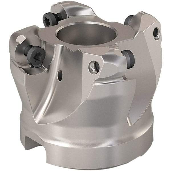 Seco - 38mm Cut Diam, 6mm Max Depth, 22mm Arbor Hole, 4 Inserts, RP..1204 Insert Style, Indexable Copy Face Mill - R220.29 Cutter Style, 12,500 Max RPM, 40mm High, Through Coolant, Series R220.29 - Industrial Tool & Supply