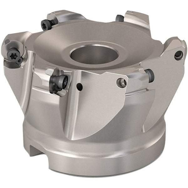 Seco - 68mm Cut Diam, 6mm Max Depth, 27mm Arbor Hole, 6 Inserts, RP..1204 Insert Style, Indexable Copy Face Mill - R220.29 Cutter Style, 10,000 Max RPM, 50mm High, Through Coolant, Series R220.29 - Industrial Tool & Supply