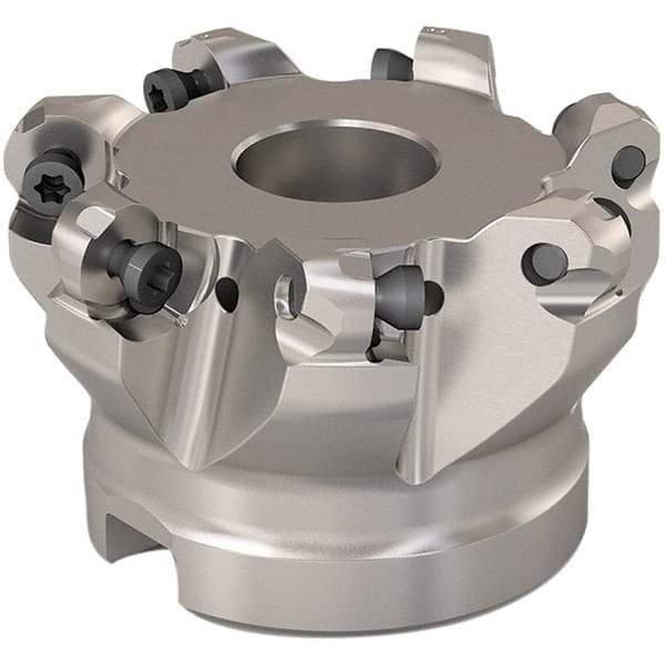Seco - 51mm Cut Diam, 6mm Max Depth, 22mm Arbor Hole, 7 Inserts, RP..1204 Insert Style, Indexable Copy Face Mill - R220.29 Cutter Style, 11,200 Max RPM, 40mm High, Through Coolant, Series R220.29 - Industrial Tool & Supply