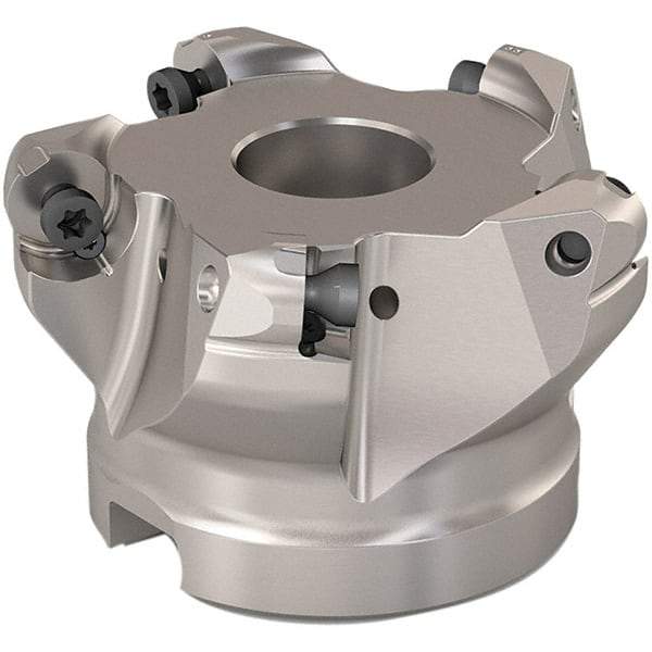 Seco - 51mm Cut Diam, 6mm Max Depth, 22mm Arbor Hole, 5 Inserts, RP..1204 Insert Style, Indexable Copy Face Mill - R220.29 Cutter Style, 11,200 Max RPM, 40mm High, Through Coolant, Series R220.29 - Industrial Tool & Supply