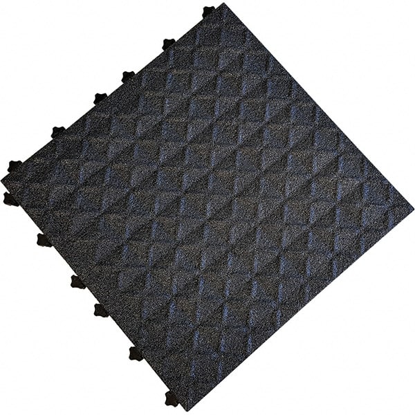 Ergo Advantage - 18" Long x 18" Wide x 1" Thick, Anti-Fatigue Modular Matting Anti-Fatigue Flooring - Industrial Tool & Supply