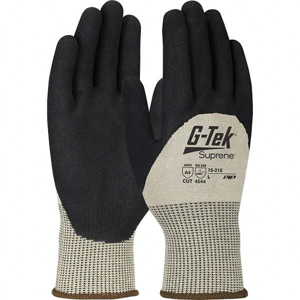 PIP - Size XL, ANSI Cut Lvl A4, Puncture Lvl 4, Abrasion Lvl 4, Nitrile Coated Suprene Cut Resistant Gloves - Industrial Tool & Supply