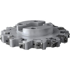 Seco - Shell Mount Connection, 1.024" Cutting Width, 59mm Depth of Cut, 250mm Cutter Diam, 60mm Hole Diam, 7 Tooth Indexable Slotting Cutter - R335.25 Toolholder, XNHQ 1707 Insert, Right Hand Cutting Direction - Industrial Tool & Supply