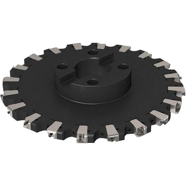 Seco - Shell Mount Connection, 0.669" Cutting Width, 91.48mm Depth of Cut, 315mm Cutter Diam, 60mm Hole Diam, 10 Tooth Indexable Slotting Cutter - R335.25 Toolholder, XNHQ 1407 Insert, Right Hand Cutting Direction - Industrial Tool & Supply