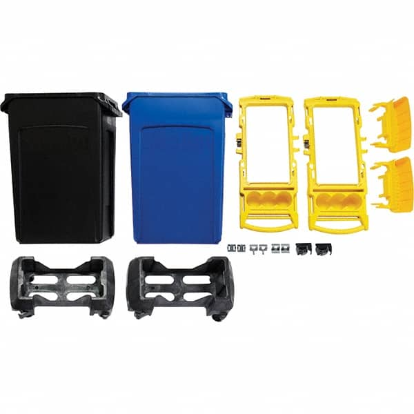 Rubbermaid - Janitor Carts & Caddies Type: Rim Caddy Kit Material: Resin - Industrial Tool & Supply