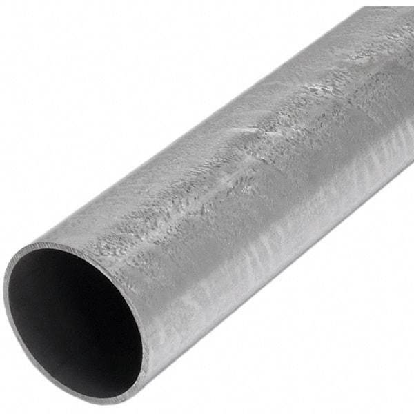 TAPCO - 10' High, Galvanized Traffic Sign Post - Steel, Silver - Industrial Tool & Supply