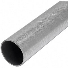 TAPCO - 10' High, Galvanized Traffic Sign Post - Steel, Silver - Industrial Tool & Supply