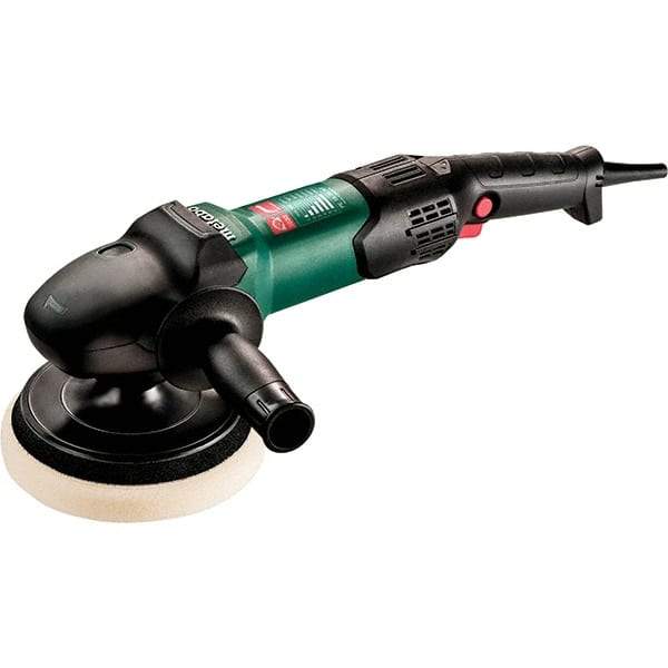 Metabo - 7" Pad Diam, 3,900 RPM, Handheld Electric Polisher - 5/8-11" Spindle Thread - Industrial Tool & Supply