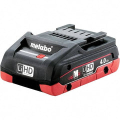 Metabo - 18 Volt Lithium-Ion Power Tool Battery - 4 Ahr Capacity, 80 min Charge Time, Series 18V LiHD - Industrial Tool & Supply