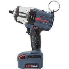 Ingersoll-Rand - 1/2" Drive 20 Volt Pistol Grip Cordless Impact Wrench & Ratchet - 0 to 1,900 RPM, 0 to 2,450 BPM, 1,500 Ft/Lb Torque, Lithium-Ion Batteries - Industrial Tool & Supply