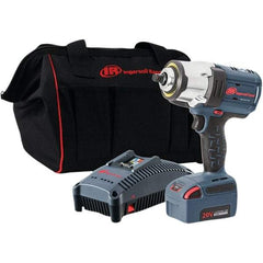 Ingersoll-Rand - 1/2" Drive 20 Volt Pistol Grip Cordless Impact Wrench & Ratchet - 0 to 1,900 RPM, 0 to 2,450 BPM, 1,500 Ft/Lb Torque, 1 Lithium-Ion Battery - Industrial Tool & Supply