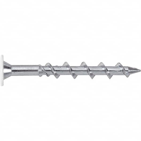 DeWALT Anchors & Fasteners - 1/4" Diam, 2 Overall Length, Phillips Drive Concrete Screw & Masonry Fastener - Industrial Tool & Supply