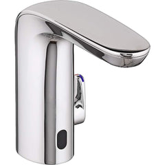 American Standard - Electronic & Sensor Faucets; Type: Sensor ; Style: Modern; Contemporary ; Type of Power: Battery ; Spout Type: Low Arc ; Mounting Centers: Single Hole (Inch); Finish/Coating: Polished Chrome - Exact Industrial Supply