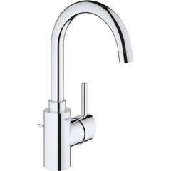 Grohe - Kitchen & Bar Faucets; Type: Bathroom Faucet ; Style: Contemporary; Modern; Transitional ; Mount: Deck ; Design: One Handle ; Handle Type: Lever ; Spout Type: High Arc - Exact Industrial Supply