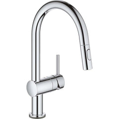 Grohe - Kitchen & Bar Faucets; Type: Pull Down ; Style: Contemporary; Modern; Transitional ; Mount: Deck ; Design: One Handle ; Handle Type: Lever ; Spout Type: High Arc - Exact Industrial Supply