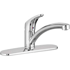 American Standard - Kitchen & Bar Faucets; Type: Kitchen Faucet ; Style: Transitional ; Mount: Deck ; Design: One Handle ; Handle Type: Lever ; Spout Type: Straight - Exact Industrial Supply