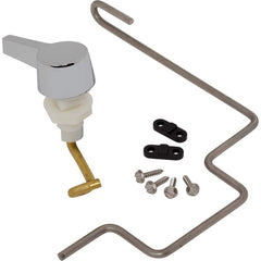American Standard - Faucet Replacement Parts & Accessories; Type: Left Hand Trip Lever for Pressure Assist 4086 Toilet Tank ; For Use With: Left Hand Trip Lever for Pressure Assist 4086 Toilet Tank ; Material: Metal - Exact Industrial Supply