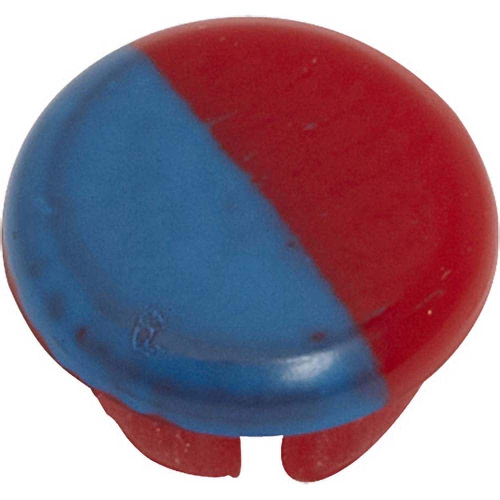 American Standard - Faucet Replacement Parts & Accessories; Type: Colony Soft Red/Blue Index Button for Single Lever ; For Use With: Colony Soft Red/Blue Index Button for Single Lever - Exact Industrial Supply