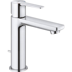 Grohe - Lavatory Faucets; Type: Deck Mount ; Spout Type: High Arc ; Design: Lever ; Handle Type: Lever ; Mounting Centers: Single Hole (Inch); Drain Type: Pop-Up - Exact Industrial Supply