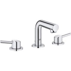 Grohe - Lavatory Faucets; Type: Widespread ; Spout Type: Low Arc ; Design: Two Handle ; Handle Type: Lever ; Mounting Centers: 8 (Inch); Drain Type: No Drain - Exact Industrial Supply