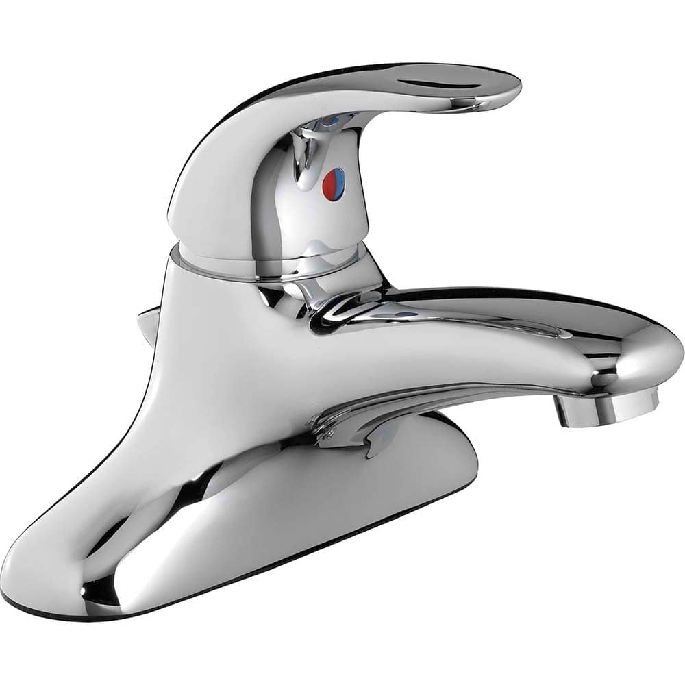 American Standard - Lavatory Faucets; Type: Centerset ; Spout Type: Standard ; Design: Lever ; Handle Type: Lever ; Mounting Centers: 4 (Inch); Drain Type: Pop-Up - Exact Industrial Supply