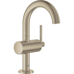 Grohe - Lavatory Faucets; Type: Deck Mount ; Spout Type: High Arc ; Design: Lever ; Handle Type: Lever ; Mounting Centers: Single Hole (Inch); Drain Type: No Drain - Exact Industrial Supply