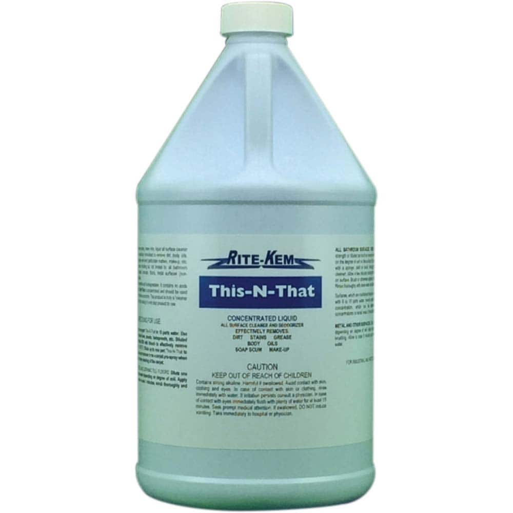 Rite-Kem - Bathroom, Tile & Toilet Bowl Cleaners; Type: Cleaning Solution ; Form: Liquid Concentrate ; Container Size: 1 Gal. ; Container Type: Bottle ; Scent: Pleasant ; Disinfectant: No - Exact Industrial Supply