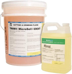 Master Fluid Solutions - Trim MicroSol 690XT, 5 Gal Pail Cutting & Cleaning Fluid - Semisynthetic, For Machining - Industrial Tool & Supply