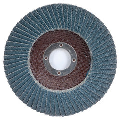 4 1/2″ × 1/4″ × 7/8″ PowerFlex Flap Disc Type 27 Flat 60 Grit - Industrial Tool & Supply