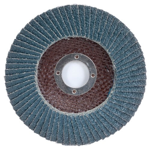 7″ × 1/4″ × 7/8″ PowerFlex Flap Disc Type 27 Flat 60 Grit - Industrial Tool & Supply