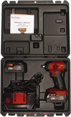 Chicago Pneumatic - 3/8" Drive 20 Volt Pistol Grip Cordless Impact Wrench & Ratchet - 2,400 RPM, 150 Ft/Lb Torque, 2 Lithium-Ion Batteries Included - Industrial Tool & Supply