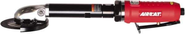 AIRCAT - 4" Wheel Diam, 14,000 RPM, Pneumatic Cutoff & Cutoff-Grinder Tool - Straight Handle, 1/4" Inlet - Industrial Tool & Supply