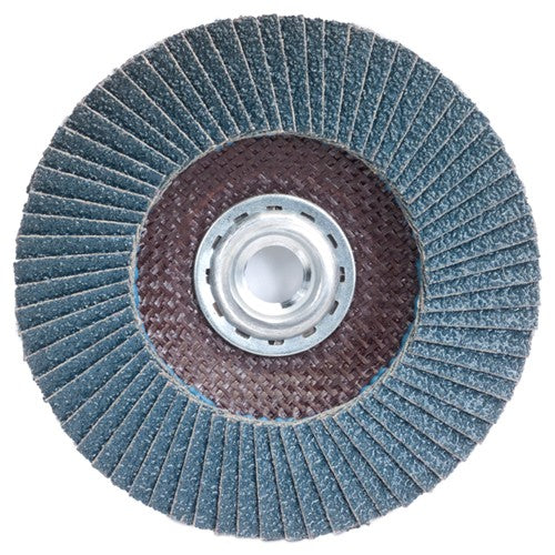 7″ × 1/4″ × 5/8″ PowerFlex Flap Disc Type 27 Flat 24 Grit - Industrial Tool & Supply