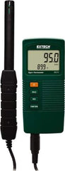 Extech - Thermometer/Hygrometers & Barometers Type: Hygrometer Minimum Relative Humidity (%): 10 - Industrial Tool & Supply