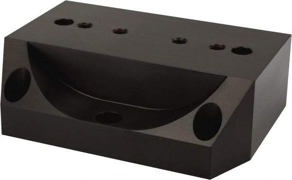 Kurt - 1 Piece Vise Riser - Aluminum, 8" Long, 6" Wide, 2-1/2" High - Industrial Tool & Supply