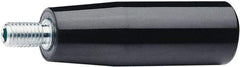 Elesa - M10 Threaded Stem, Revolving Handwheel & Machine Handle - Duroplast Traditional Handle, 0.67" Long Steel Stem, 3.15" Handle Length - Industrial Tool & Supply