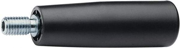 Elesa - M10 Threaded Stem, Revolving Handwheel & Machine Handle - High Impact Polypropylene Traditional Handle, 0.67" Long Steel Stem, 3.54" Handle Length - Industrial Tool & Supply