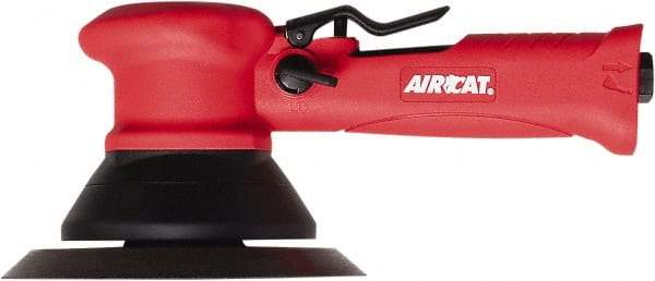 AIRCAT - 6" Max Disc, 10,000 RPM, Pneumatic Handheld Disc Sander - 2.5 CFM, 1/4" Inlet, 0.3 hp, 90 psi - Industrial Tool & Supply