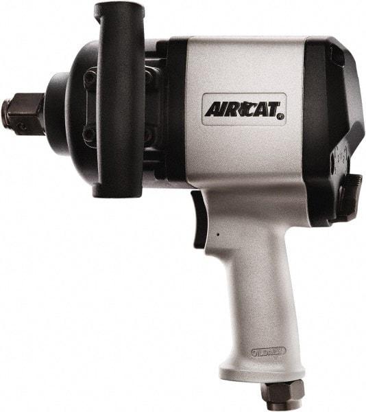 AIRCAT - 1" Drive, 4,800 RPM, 1,580 Ft/Lb Torque Impact Wrench - Pistol Grip Handle, 900 IPM, 13 CFM, 90 psi, 1/2" NPT Inlet - Industrial Tool & Supply
