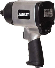 AIRCAT - 3/4" Drive, 6,000 RPM, 1,400 Ft/Lb Torque Impact Wrench - Pistol Grip Handle, 1,600 IPM, 8 CFM, 90 psi, 3/8" NPT Inlet - Industrial Tool & Supply