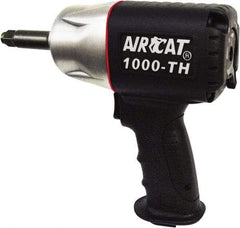 AIRCAT - 1/2" Drive, 8,000 RPM, 800 Ft/Lb Torque Impact Wrench - Pistol Grip Handle, 1,300 IPM, 8 CFM, 90 psi, 1/4" NPT Inlet - Industrial Tool & Supply