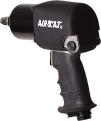 AIRCAT - 1/2" Drive, 9,500 RPM, 725 Ft/Lb Torque Impact Wrench - Pistol Grip Handle, 1,600 IPM, 8 CFM, 90 psi, 1/4" NPT Inlet - Industrial Tool & Supply