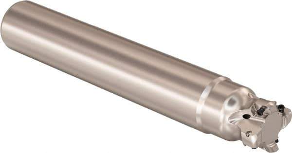 Seco - 32mm Cutting Diam, 32mm Shank Diam, 0.9mm Max Depth of Cut, Straight Shank Indexable Copy End Mill - 4 Inserts, LOHT Insert, R217.21 Toolholder - Industrial Tool & Supply