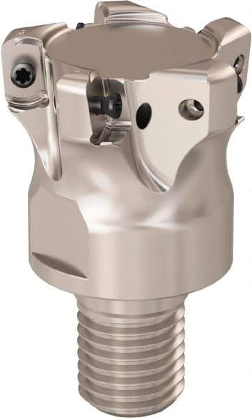 Seco - 1" Cutting Diam, 0.9mm Max Depth of Cut, Modular Connection Indexable Copy End Mill - 5 Inserts, LOHT Insert, R217.21 Toolholder - Industrial Tool & Supply