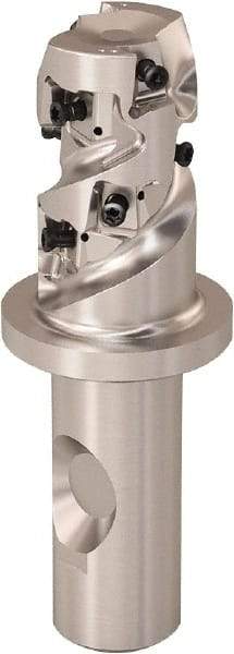 Seco - 25mm Cutting Diam, 20mm Shank Diam, 8mm Max Depth of Cut, Straight Shank Indexable Copy End Mill - 2 Inserts, LOEX Insert, R217.94 Toolholder - Industrial Tool & Supply