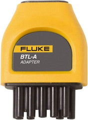 Fluke - Yellow/Black Electrical Test Equipment Adapter - Use with Fluke 500 Series Battersy Analyzers - Industrial Tool & Supply