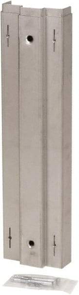 Door Innovation - 5-3/4" Wide x 21.6" High, Galvanized, Door Reinforcer - 1-3/4" Thick Door, Use with Strike Side of Steel Door Frame - Industrial Tool & Supply