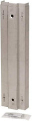 Door Innovation - 5-3/4" Wide x 21.6" High, Galvanized, Door Reinforcer - 1-3/4" Thick Door, Use with Strike Side of Steel Door Frame - Industrial Tool & Supply