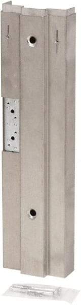 Door Innovation - 5-3/4" Wide x 21.6" High, Galvanized, Door Reinforcer - 1-3/4" Thick Door, Use with Right Hand Steel Door Frame - Industrial Tool & Supply